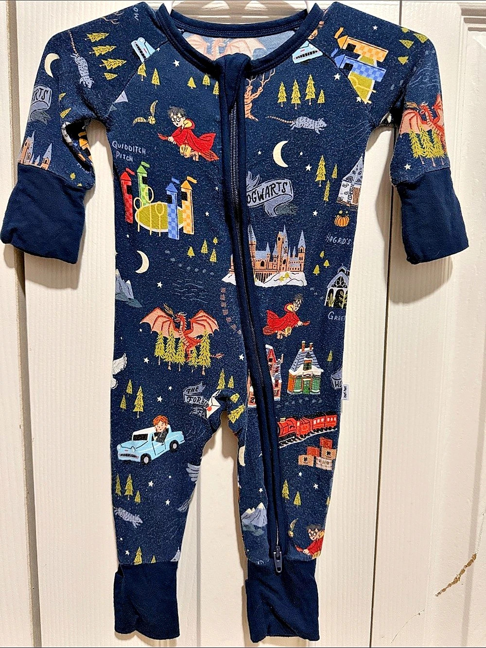Harry Potter™ Evening at Hogwarts™ Zippy Newborn Little Sleepies